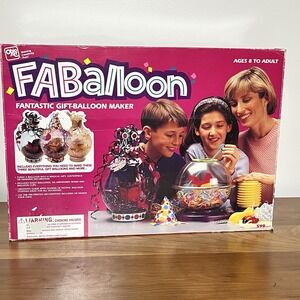 1995 Ohio Art #599 Faballoon Fantastic Gift Balloon Maker With Accessories